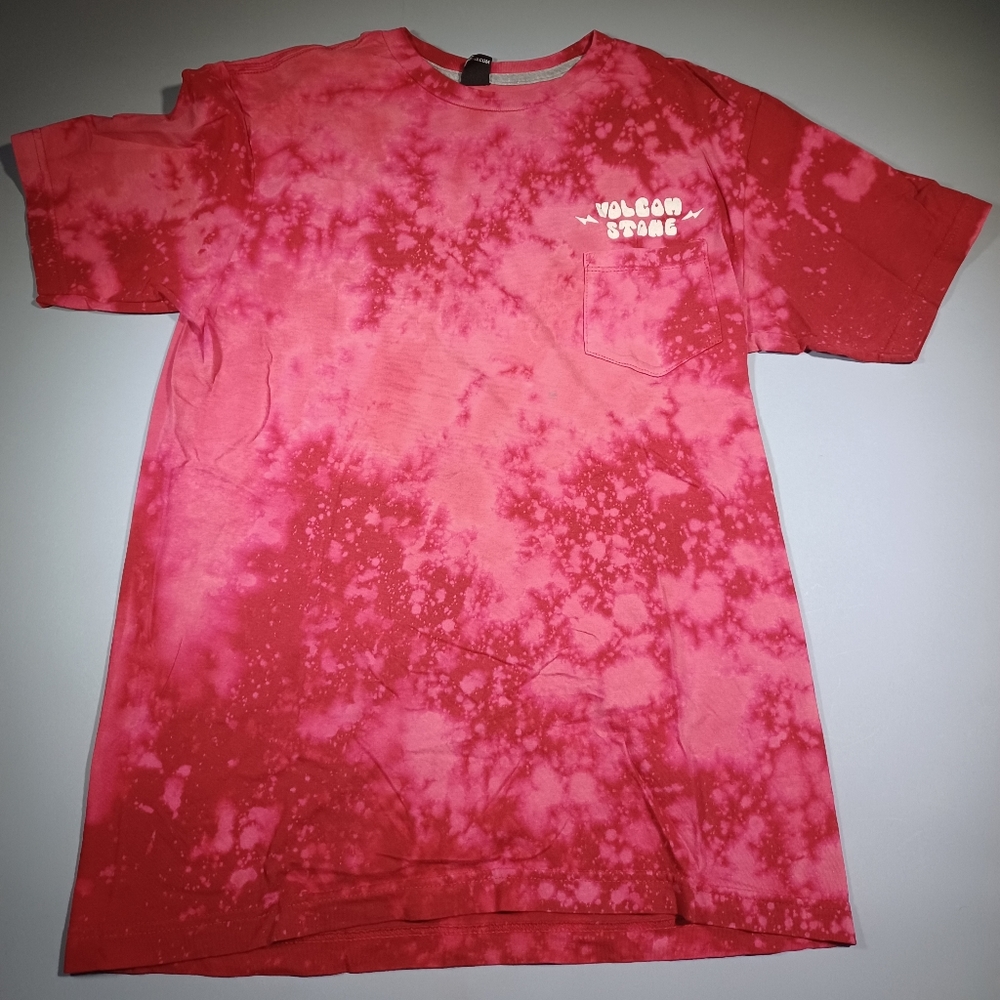 Bleached Volcom Stone Tee Size L
